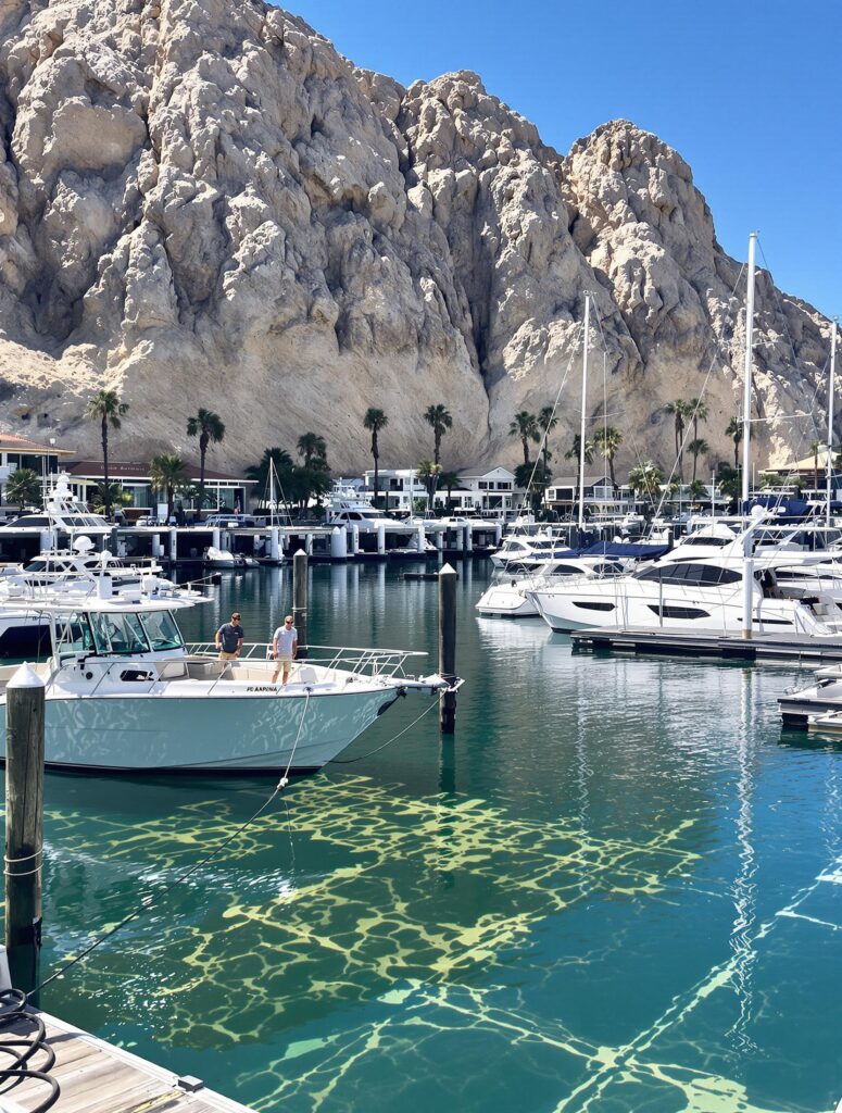 Point Loma Marina in San Diego, showcasing its modern and upscale waterfront setting