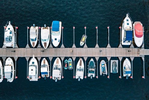 aerial-view-of-boats-jet-ski-in-dock-in-summer-fin-2024-06-14-05-42-37-utc-min