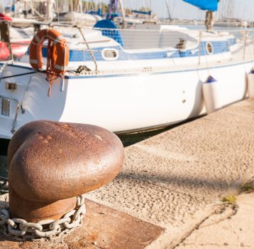 bollard-on-the-dock-of-a-port